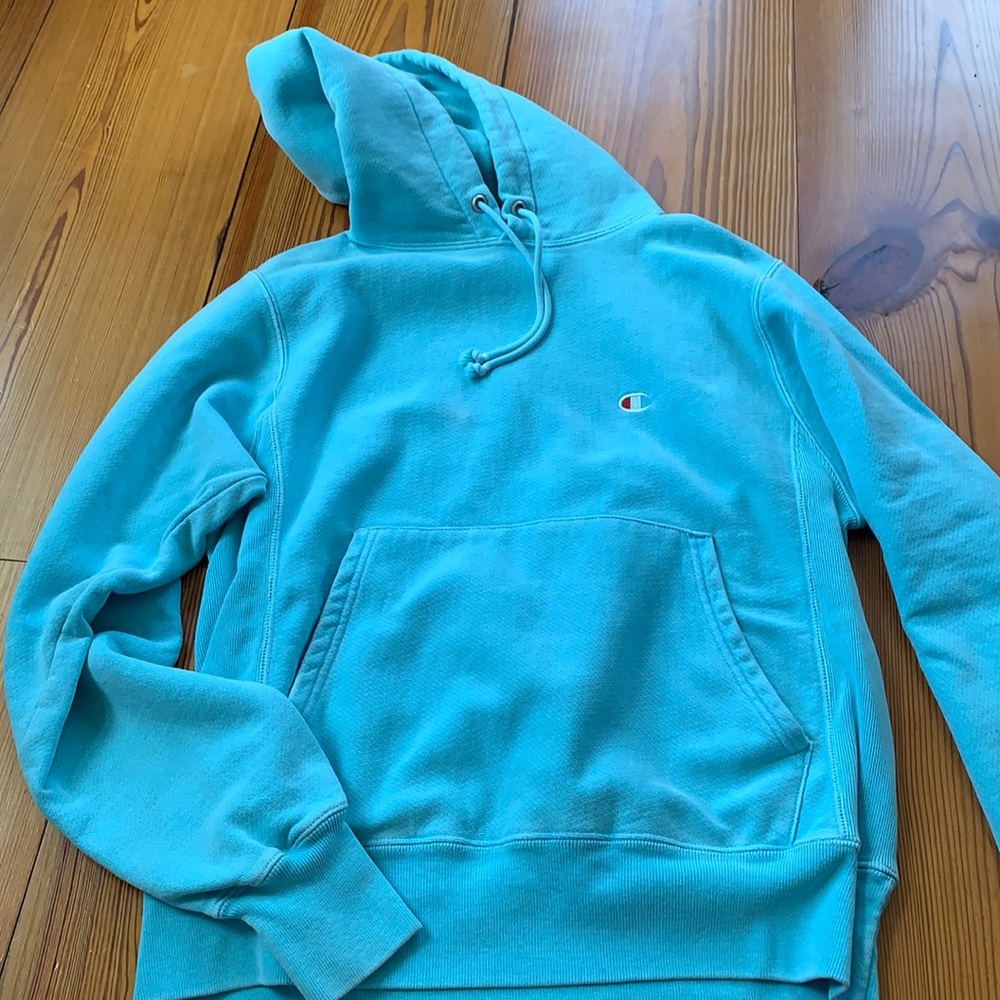 Blue heavyweight champion sweatshirt